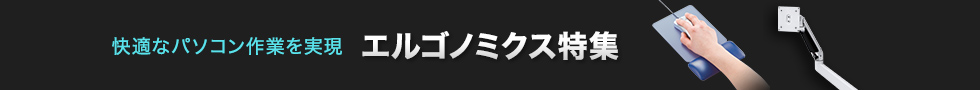 快適なパソコン作業を実現　エルゴノミクス特集